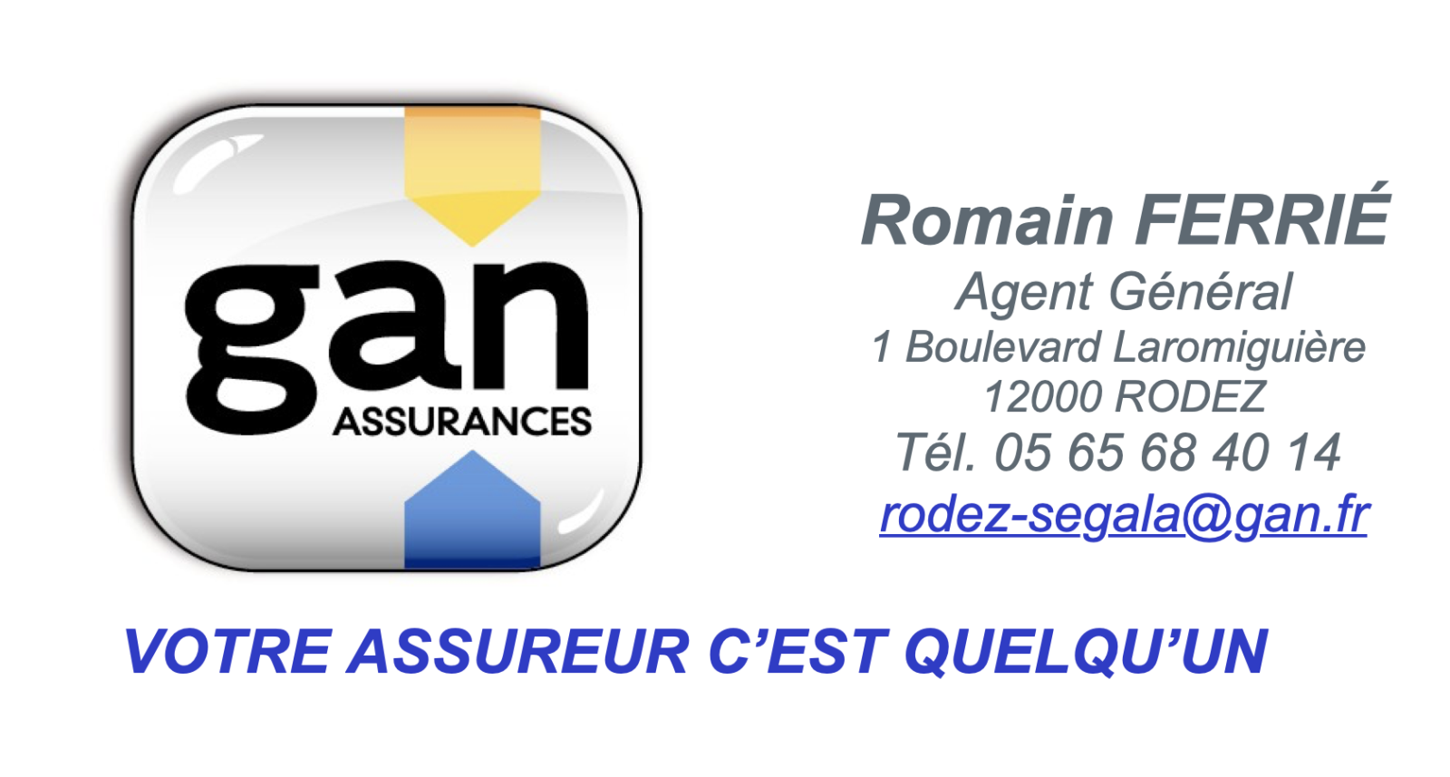 L'agence GAN ASSURANCES Romain Ferrié est à l'écoute de vos besoins. Vous souhaitez réaliser un devis, souscrire à une assurance ou simplement être conseillé à propos d'un contrat en cours ? Votre agent est disponible pour vous accueillir et vous renseigner.